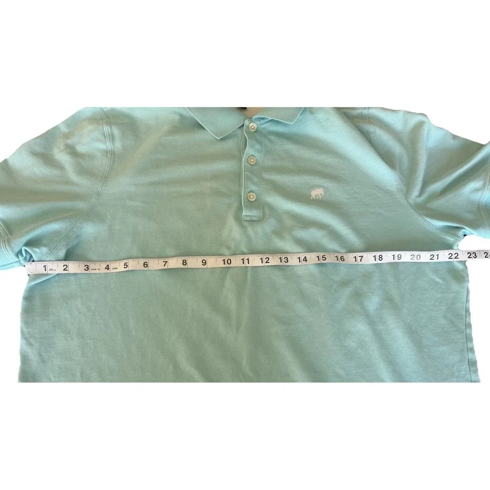 Banana Republic Mens Light‎ Blue Knit Collar Polo Short Sleeve Shirt Sz  X-Large